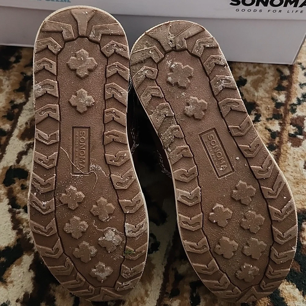 Sonoma Britpunk Casual Sneaker Boots w/zipper; Size:13, Cognac - Picture 9 of 13